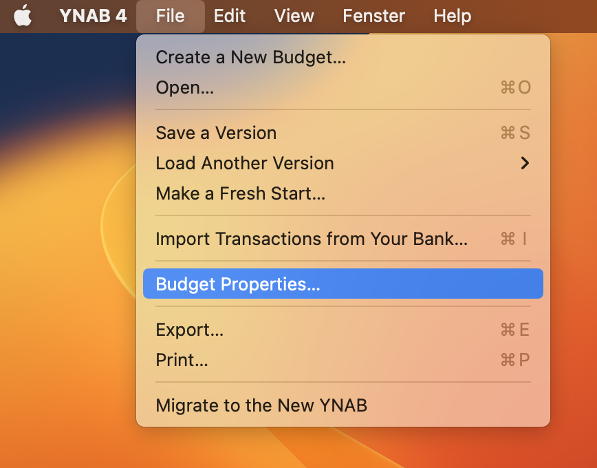 Budget Properties 